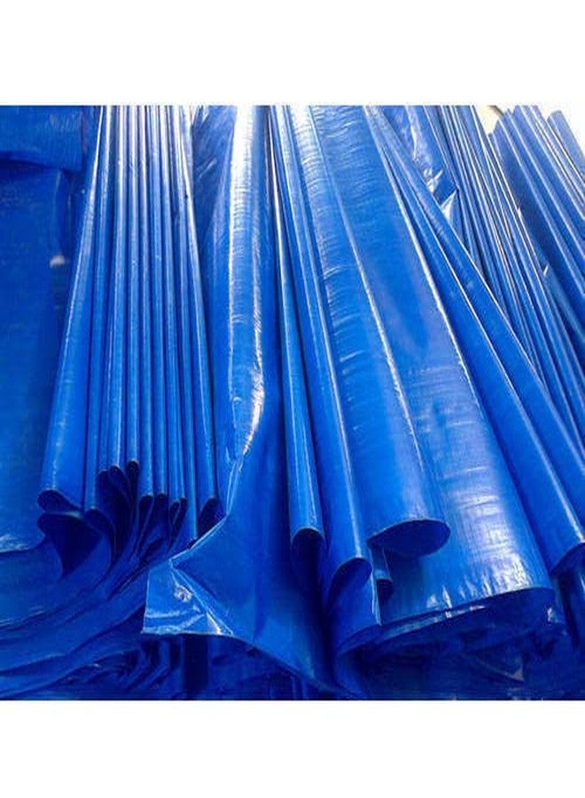 PlantaZee 12X12 FT. Plastic Film Tripal/Tarpaulin/90 GSM Tirpal (12X12FT.) || Extra Strong, UV Resistant, 100% Waterproof Virgin (Blue) - Image 1
